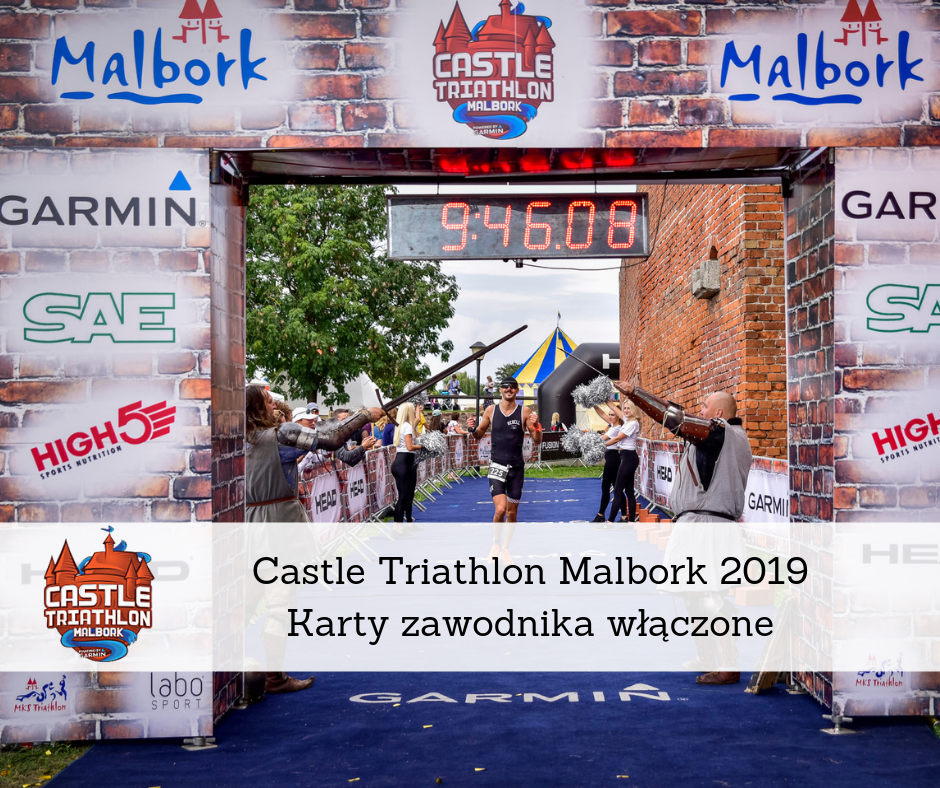 Castle Triathlon Malbork 2019 Karty zawodnika włączone